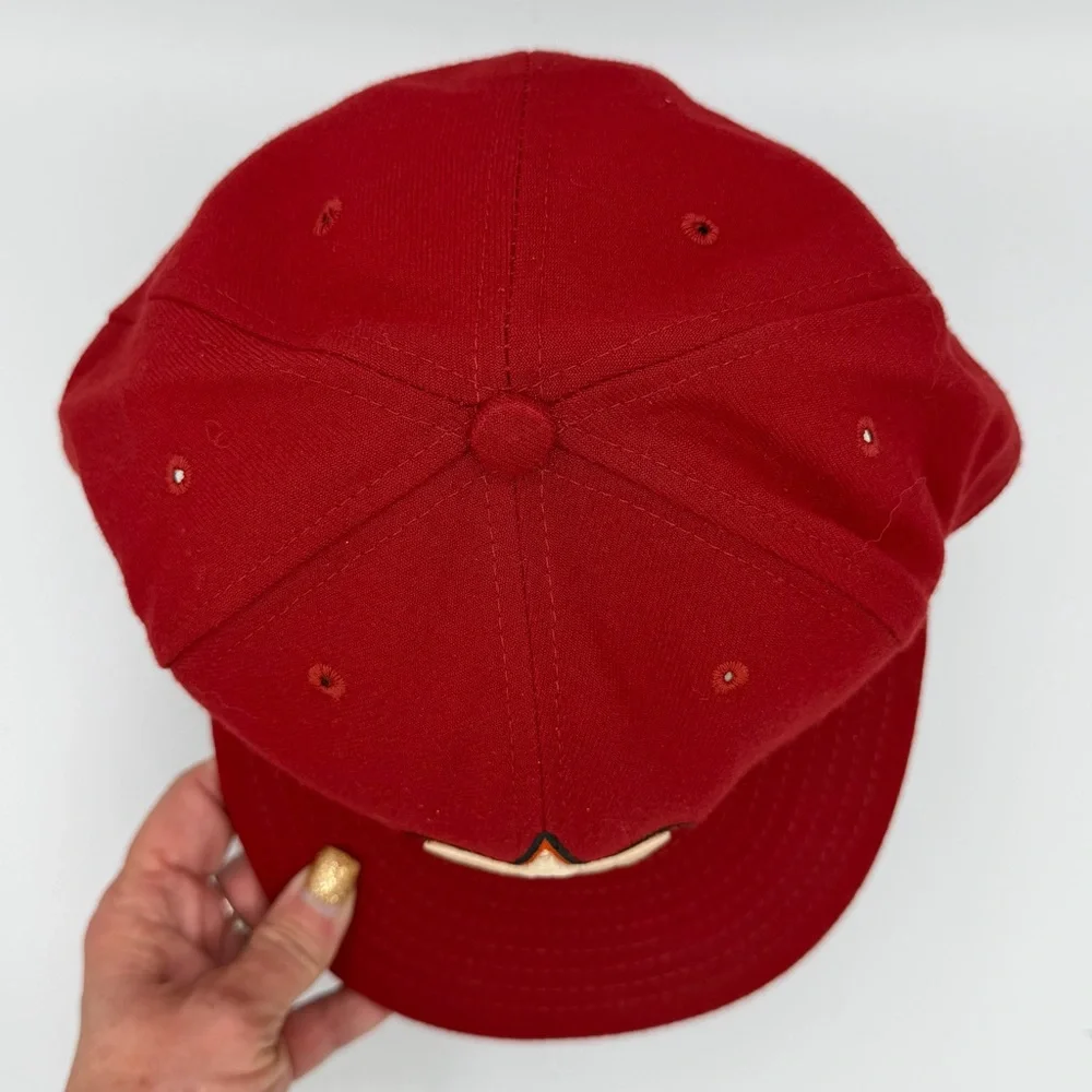 New Era Houston Astros 59FIFTY Fitted Baseball Hat Size 7 3/4.  Red, NWT.